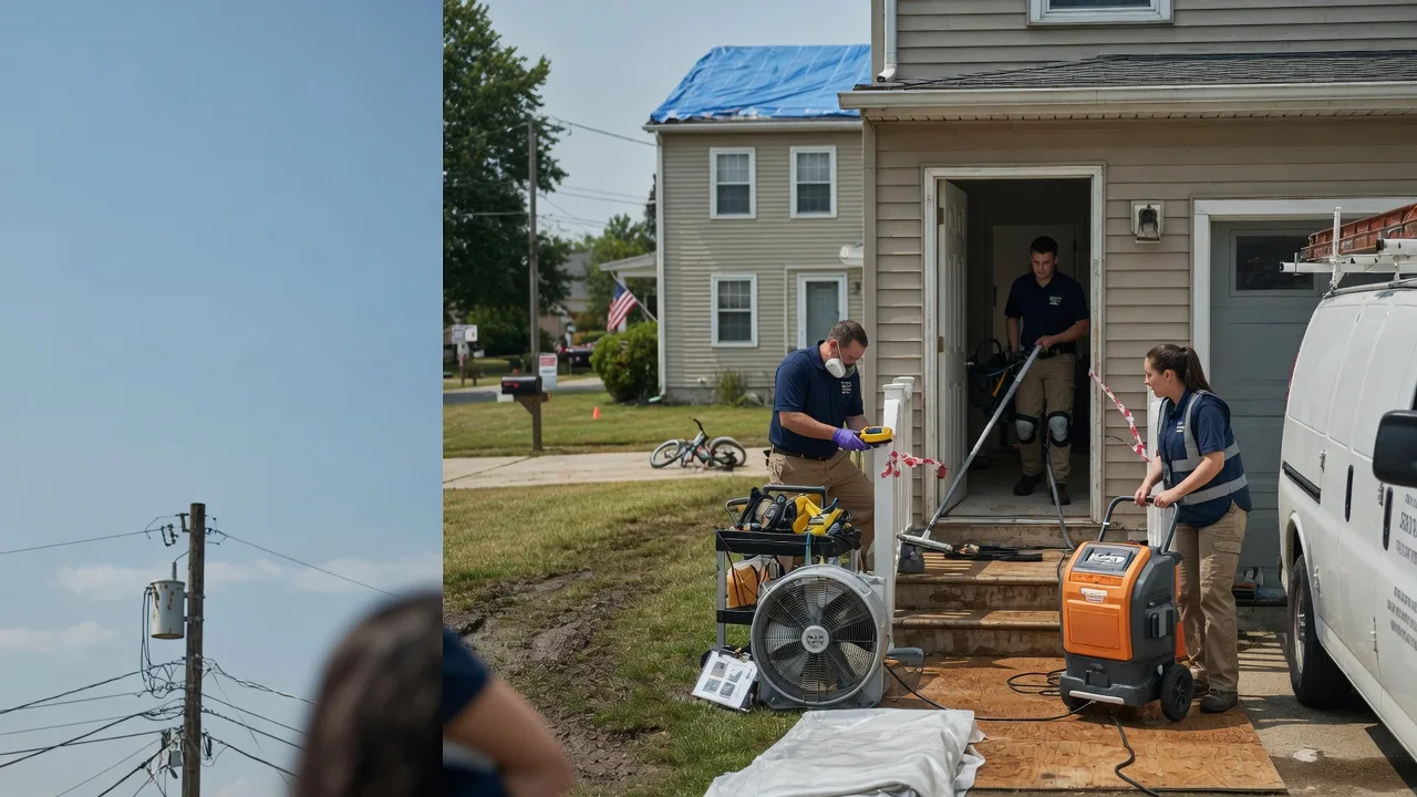 Water Damage Repair in Coventry, RI near me